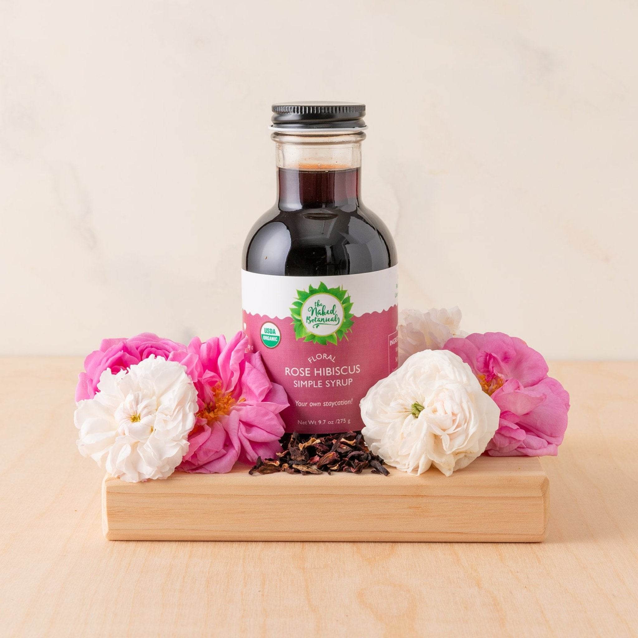 Rose Hibiscus Simple Syrup - Image 2